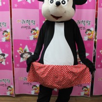 여자생쥐 캐릭터탈인형(대여)