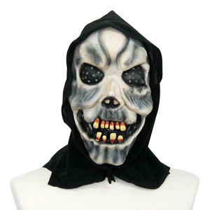 망사해골후드가면