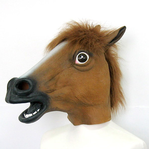 갈색 원조말가면