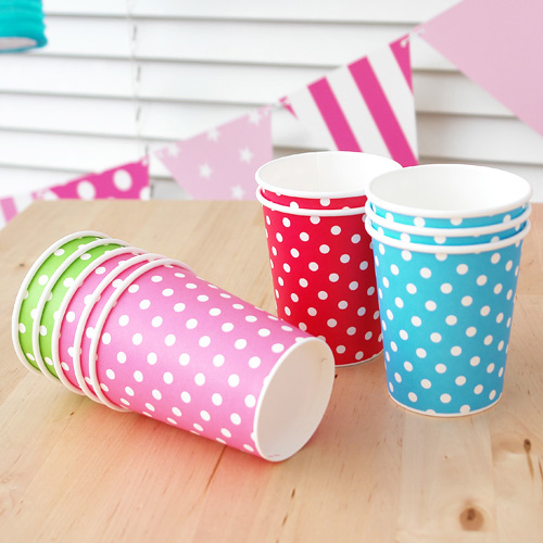 도트파티컵-혼합(10개)
