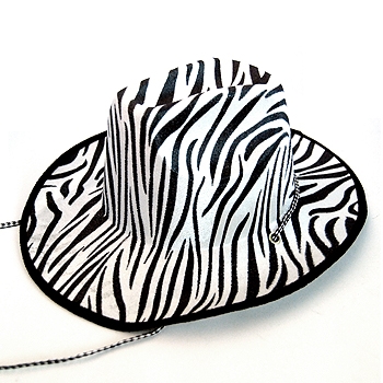 패션카우보이모자(얼룩말)