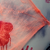 할로윈 거미줄(오렌지)