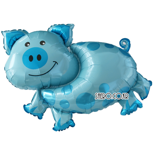 대형은박풍선 (블루돼지)