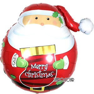 즐거운산타 (대형은박풍선)
