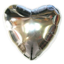 36인치대형하트(메탈실버)