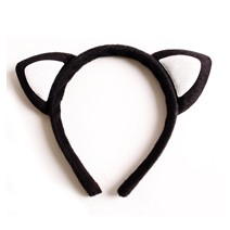 고양이머리띠(화이트)