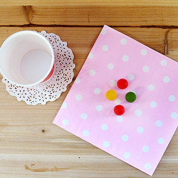 고급3겹냅킨-핑크닷(20장)