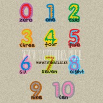 패션타투 (숫자)