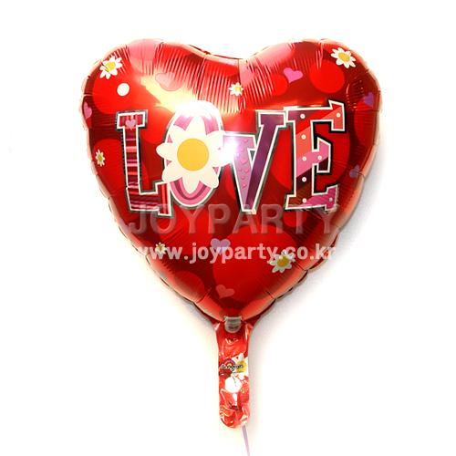 하트은박풍선 (레드데이지러브)