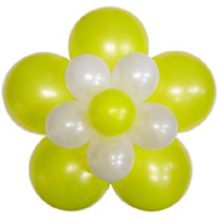 3단꽃풍선-펄옐로우(완성품)