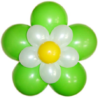 3단꽃풍선-라임그린(완성품)