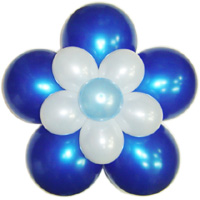 3단꽃풍선-펄블루(완성품)