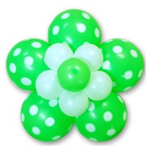 풍선꽃땡땡이-라임그린(완성품)