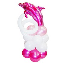 미니돌고래기둥-핑크(완성품)