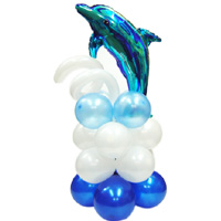 미니돌고래기둥-블루(완성품)