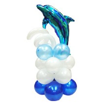 미니돌고래기둥-블루(완성품)