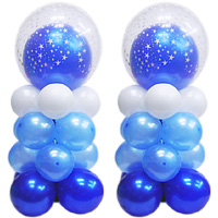 블루미니기둥-1쌍