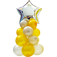 미니별기둥-실버 (완성품)