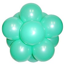 30Cm퍼프볼-펄민트그린(완성품)