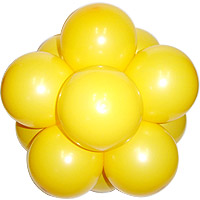 30Cm퍼프볼-펄옐로우(완성품)