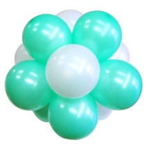 30Cm퍼프볼-펄민트그린+펄화이트(완성품)