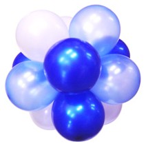 30Cm퍼프볼-펄블루+펄아주르+펄화이트(완성품)