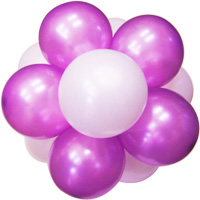 13Cm퍼프볼-펄라벤더+펄화이트(완성품)