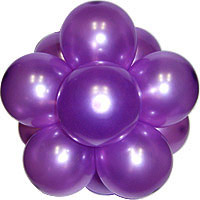 13Cm퍼프볼-펄퍼플(완성품)