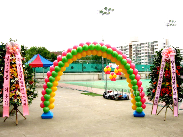깔끔한파스텔아치(울산풍선아치출장설치)