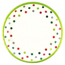 도트접시-대(6개)