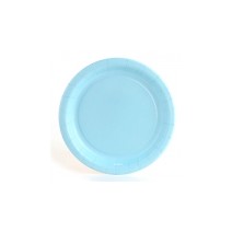 종이접시-대(6개)라이트블루