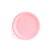 종이접시-대(6개)라이트핑크