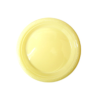 플라스틱접시-소(10개)아이보리