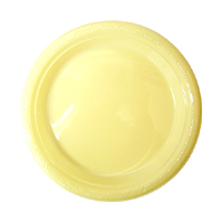 플라스틱접시-대(10개)아이보리