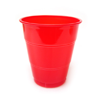 플라스틱컵(10개)레드