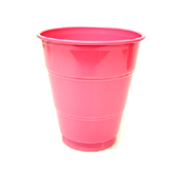 플라스틱컵(10개)핫핑크