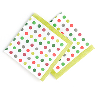 연두라인도트냅킨(16장)