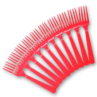 파티용포크10개(레드)