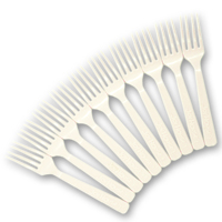 파티용포크10개(아이보리)