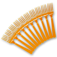 파티용포크10개(오렌지)