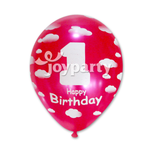 [S]12 구름풍선-첫돌뭉게구름 펄푸치샤(5개입)