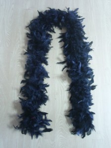 깃털목도리(블랙)