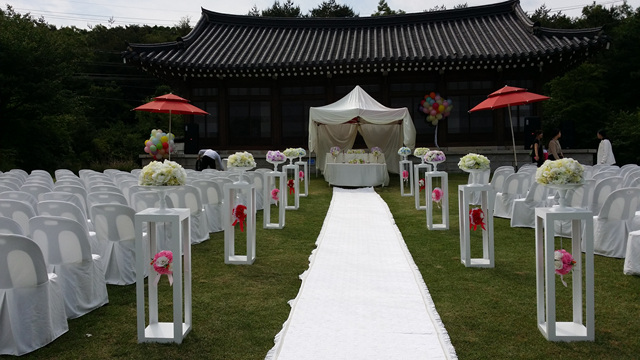 웨딩꽃길 (대여)