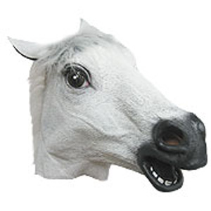 백마 흰색말가면(대여)