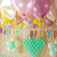 생일파티 깜짝파티 패키지 (헬륨풍선70개,출장장식)