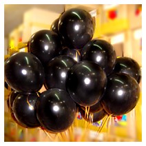 헬륨풍선 (검은색) 할로윈파티용-50개