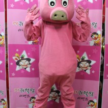 귀여운돼지탈인형 전신의상(대여)