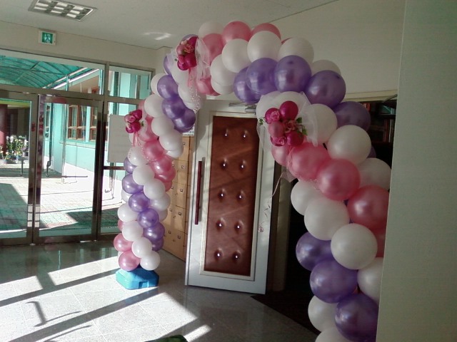 조화꽃포인트아치(울산풍선아치출장설치)