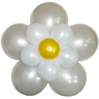 3단꽃볼-펄실버(완성품)