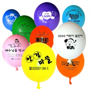 제작인쇄풍선(스텐다드) 500개단위- 양면인쇄